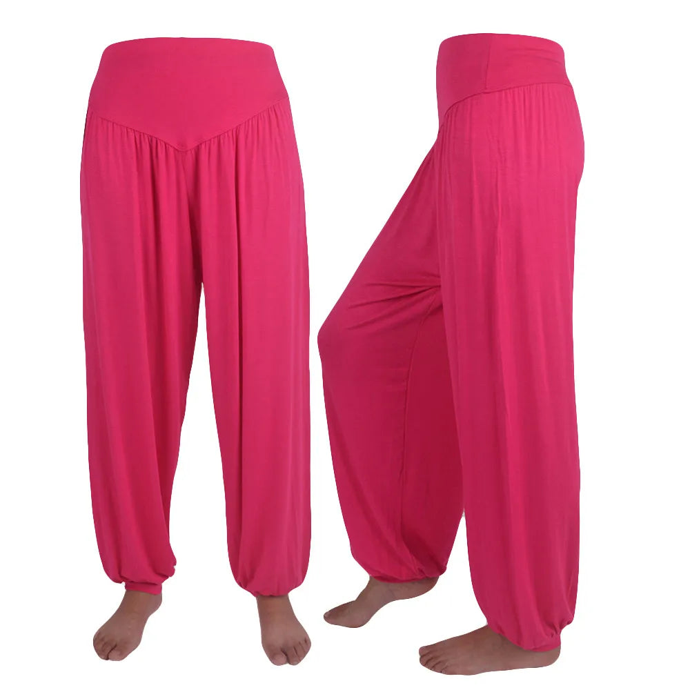 Yoga Pants Loose Harem Pants For Women Training Dance Trousers Sport Running Yoga Pants High Waist Ladies Trousers
