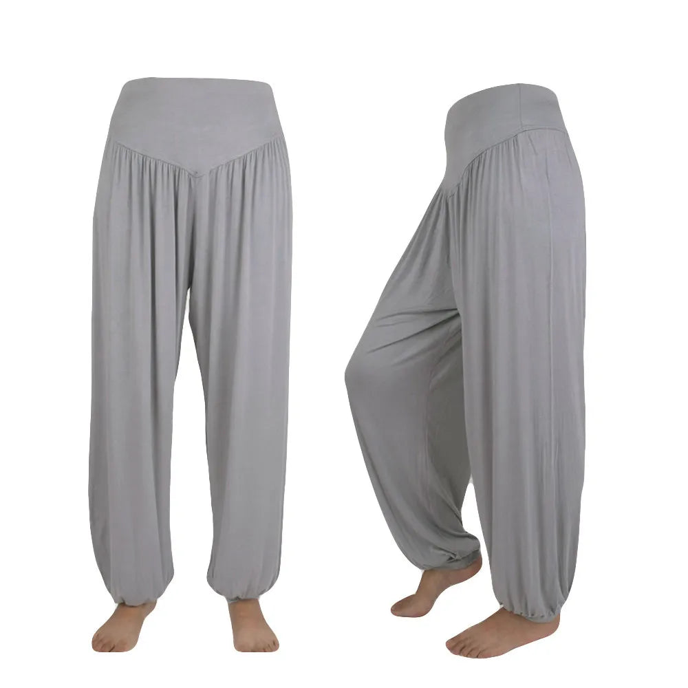 Yoga Pants Loose Harem Pants For Women Training Dance Trousers Sport Running Yoga Pants High Waist Ladies Trousers
