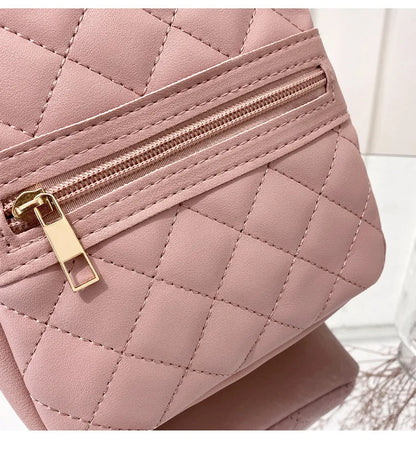 Women's bag 2024 ladies bags double pocket embroidered fashionable small book bag women's shoulder bag