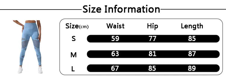 Yoga Pants High Waist Yoga Pants Sports Female Clothing Sexy Hollow Stripe Seamless Leggings Women Fitness Leggings Gym