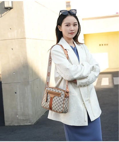 Women's Bag 2025 New Spring Versatile Fashion Crossbody Bag Simple and Premium Single Shoulder Mobile Small Square Purse Handbag