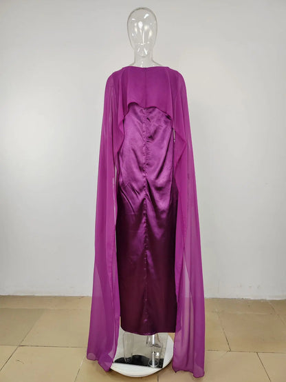 Women Dress Long Dresses Solid Round Neck Full Sleeve Casual Regular Loose Fit Elegant Splice High Waist Vestidos Simple