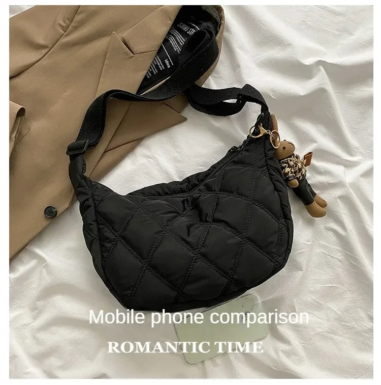 Embroidery Crossbody Bags for Women Large Capacity Handbags Shoulder Messenger Bag Female Popular Fashion Hobos Shopper Bag Sac
