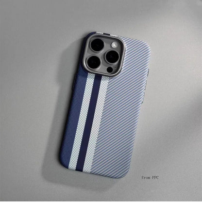 Carbon Fibre Magnetic Phone Case 16 Cover for iPhone 15 14 Pro Max Wireless Charging MagSafe Shell Alloy Camera Ring Armor Funda