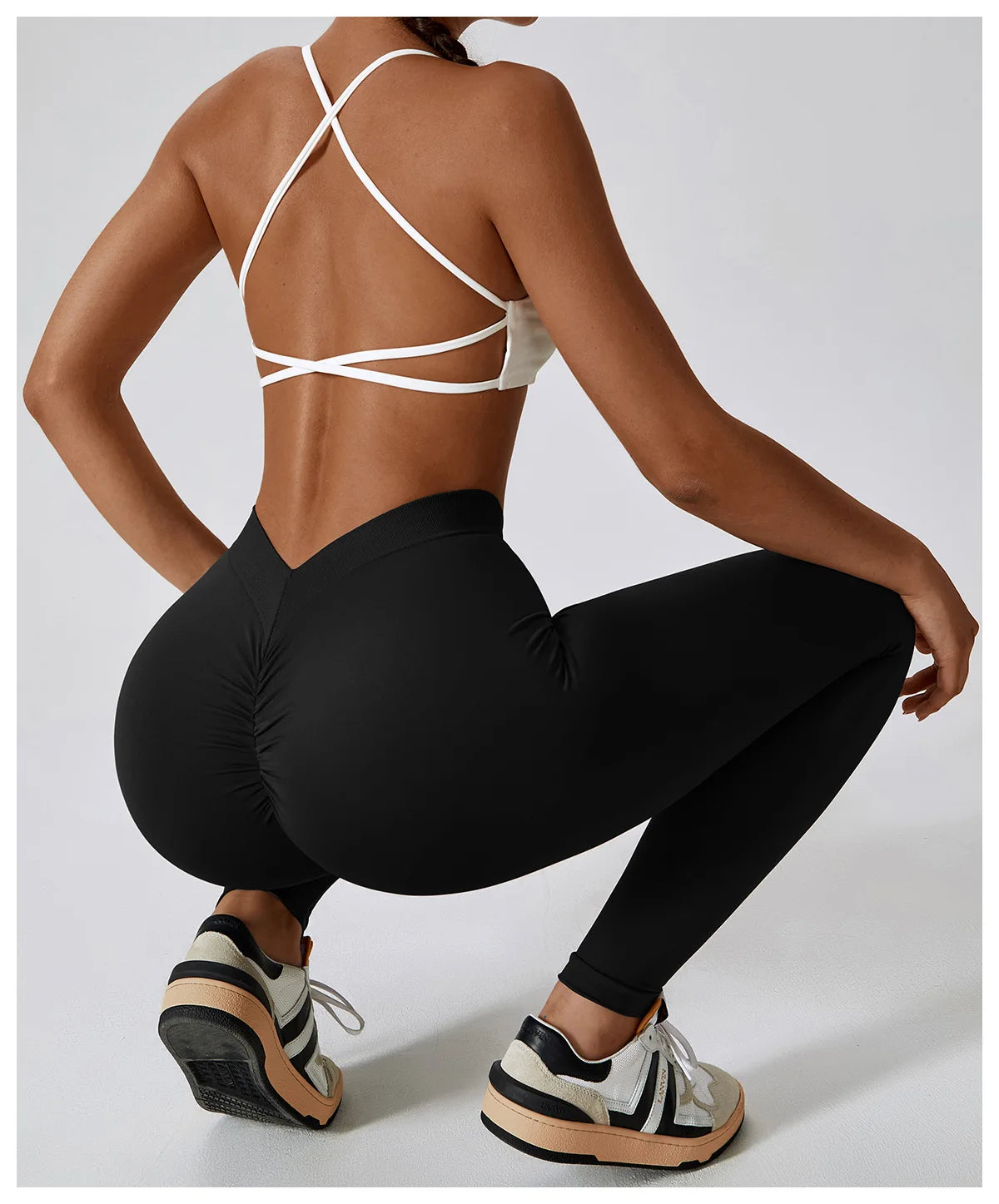 Yoga Pants Rear Rolled buttocks Peach Buttocks Women For Fitness High Waist Long Pants Women Hip Push UP Gym Women's Leggings