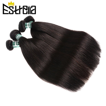 Straight Human Hair Bundles 20 30 50 Brazilian Hair Weave Bundle Bulk Sale For Women Wholesale Bundles Deal Remy Hair Extensions