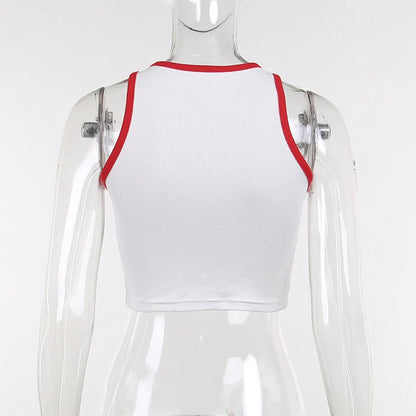 y2k Women Tops For Women Sexy Crop Tops Summer Sleeveless Sweet Tops Cloth Top women Summer Y2K Tops For Women traf 2023 woman