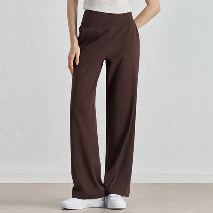 Yoga Pants Women Wide Leg Pants High Waist Stretch Dress Casual Sweatpants Tummy Control Bootcut Workout Lounge Pants Vitalinovo