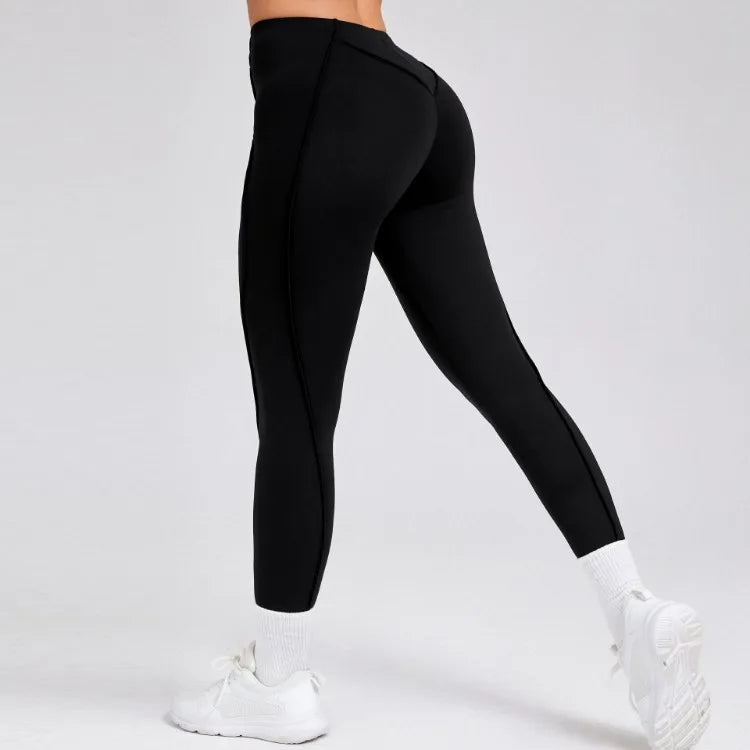 Seamless Yoga Leggings Pants Sports Fitness High Waist Peach Hip Raise Training Trousers Running Workout Gym Leggings for Women