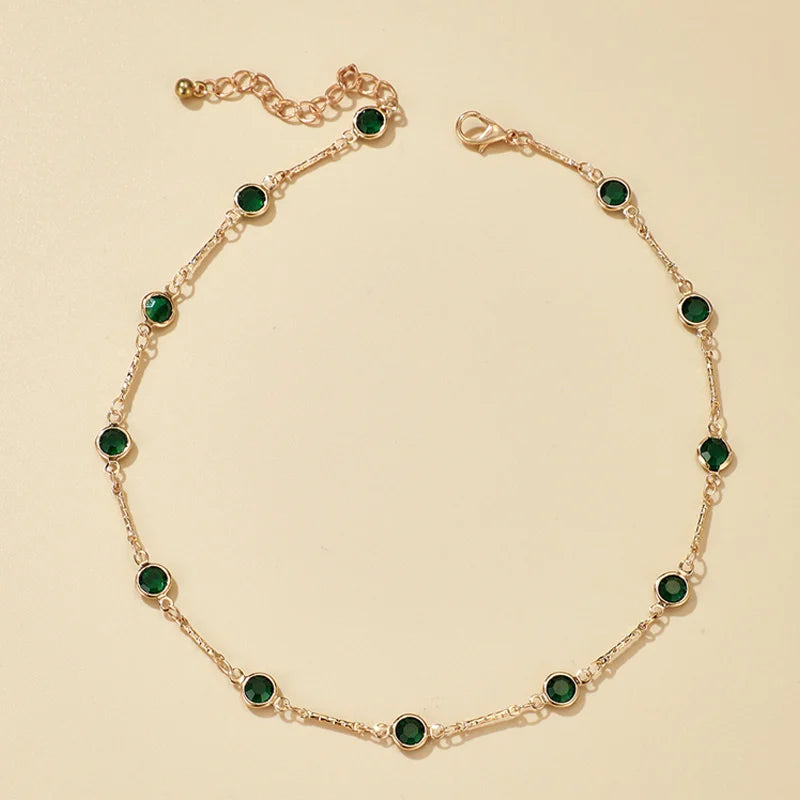 Fashion Simple Candy Color Tassel Necklace for Women Aesthetic All-match Pendant Jewelry Choker Neck Accessories Gift Chain