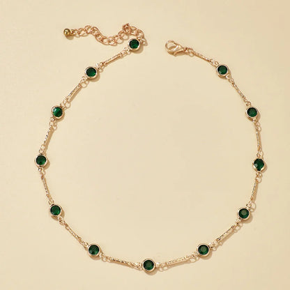 Fashion Simple Candy Color Tassel Necklace for Women Aesthetic All-match Pendant Jewelry Choker Neck Accessories Gift Chain