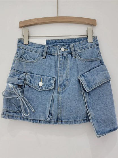 Sexy high waist Denim short skirt women summer fashion jean hot skirt y2k streetwear jeans club party casual denim short skirts