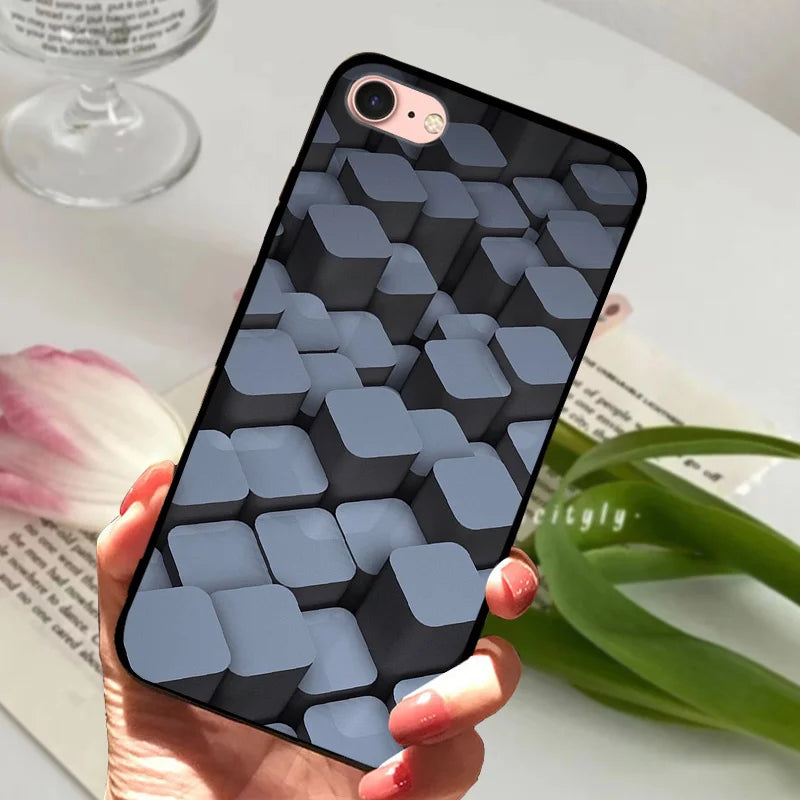 For iPhone 6S 6 Case Silicone Soft Back Phone Cover For iPhone 7 7Plus 6 6S Plus Silicon Cases For iPhone 8 8 Plus Fundas Bumper