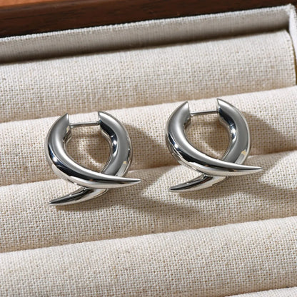 European American Fashion Brass S925 Silver Detachable Trendy Women's Earrings Suitable for Wedding Party Gifts