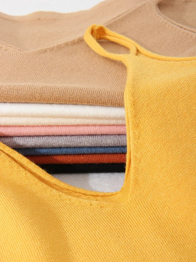 Women Knitted Top Straps Basic Summer Tank Tops For Women 2023 Camisoles T Shirts Women Tops Summer Pulovers Woman Summer Tops