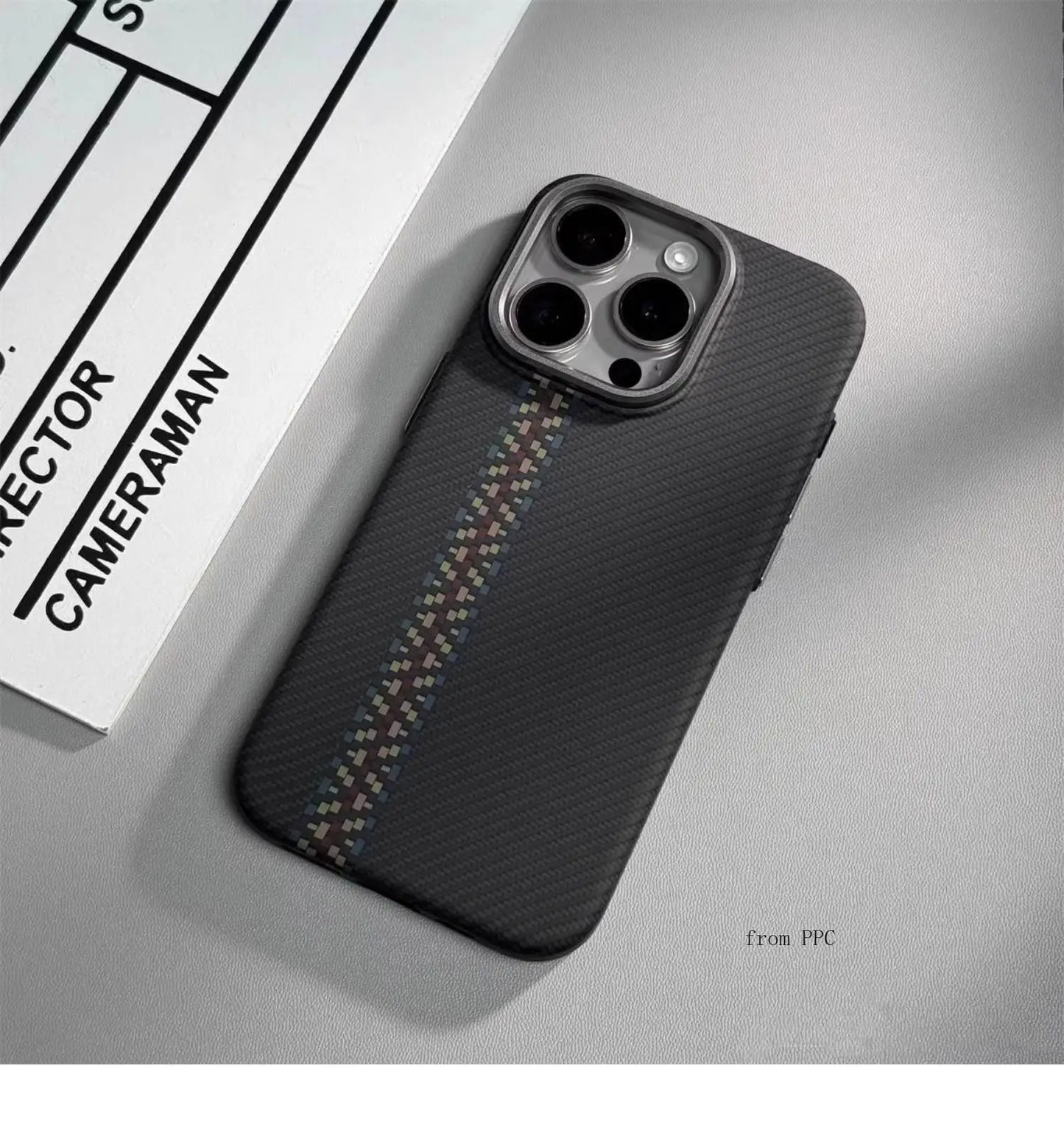 Carbon Fibre Magnetic Phone Case 16 Cover for iPhone 15 14 Pro Max Wireless Charging MagSafe Shell Alloy Camera Ring Armor Funda