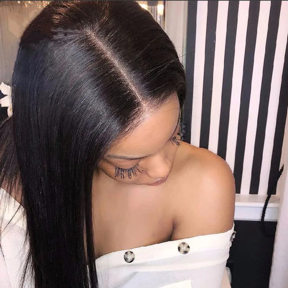 Peruvian Hair Weave Bundles 100% Human Hair 1B Hair Extension 1/3 Hair Bundles For Women No Shedding No Tangle Hair Bundles