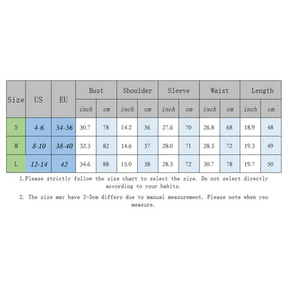 Women Fall Tops  Lace Trim Deep V Neck Bell Sleeve Crop Shirt Casual Streetwear