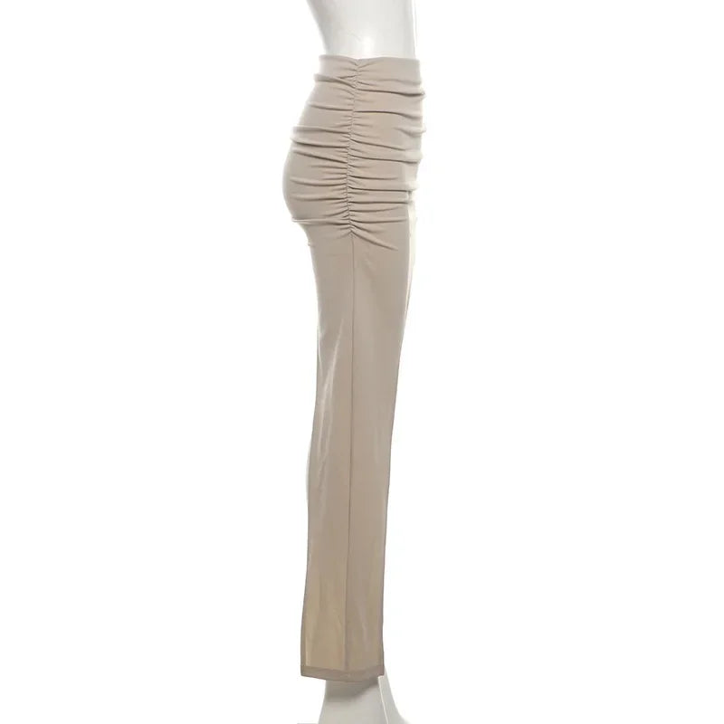 Slim Jupe Femme Été Korean Solid Color Skirts For Women Asymmetrical Y2k Clothes Fashion Clothing Sexy Mujer Conjuntos De Falda