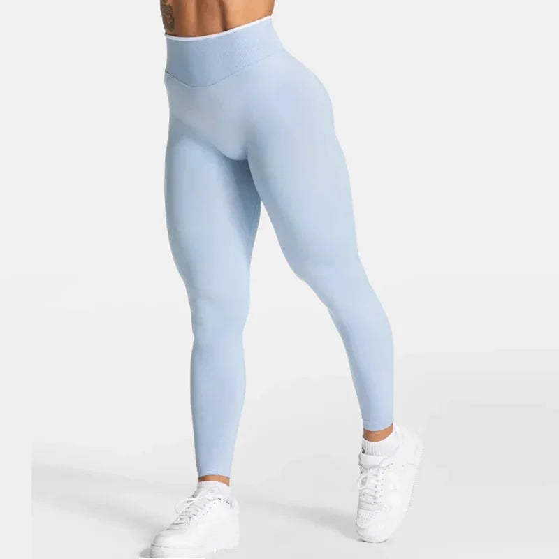 New Seamless Yoga Legging for Women Scrunch Butt Lifting Gym Legging Workout Yoga Pants Low Ribbed Waistband Sports Tights