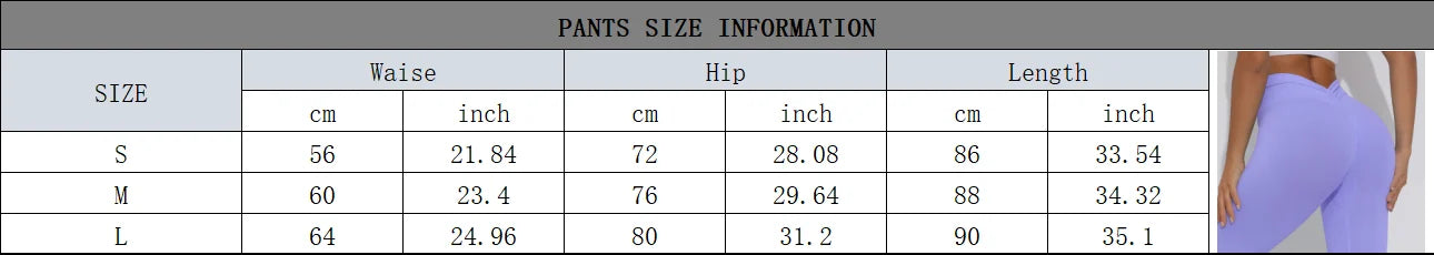 V Butt Yoga Pant Women Fitness Running Pants Tummy Control Slimming Booty Leggings Quick Drying Cycling Workout