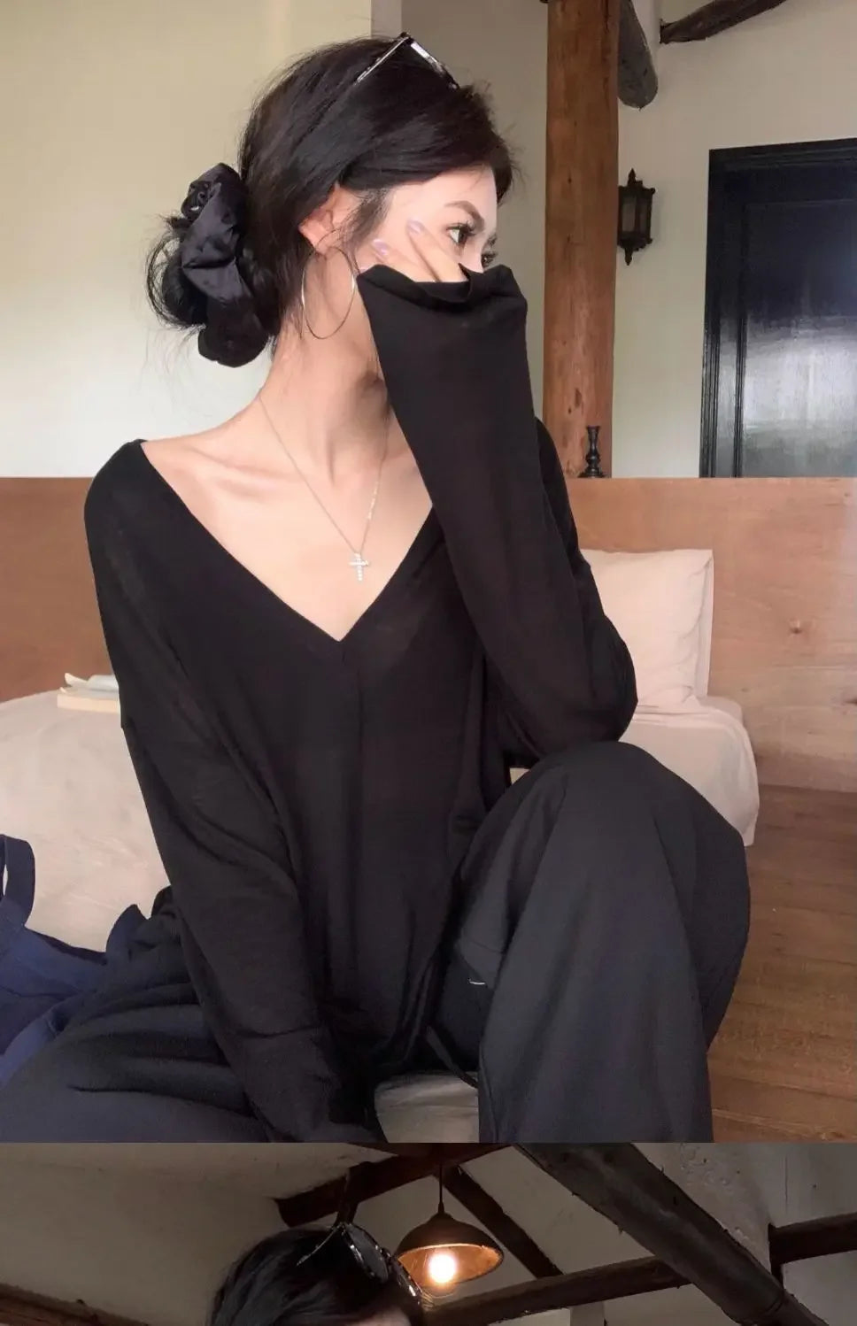 Tops Woman Korean Fashion With Sleeves Plain Long Sleeve T Shirt for Women Clothing Female Sale Cheap Clothes Y2k Korea Style