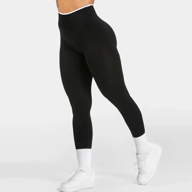 New Seamless Yoga Legging for Women Scrunch Butt Lifting Gym Legging Workout Yoga Pants Low Ribbed Waistband Sports Tights