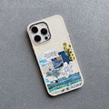 Art Painting Silicone Phone Cases For iPhone 11 12 13 14 15 Pro Max 15 14 Plus X XS XR 7 8 Plus SE 2020 Shockproof Case Cover