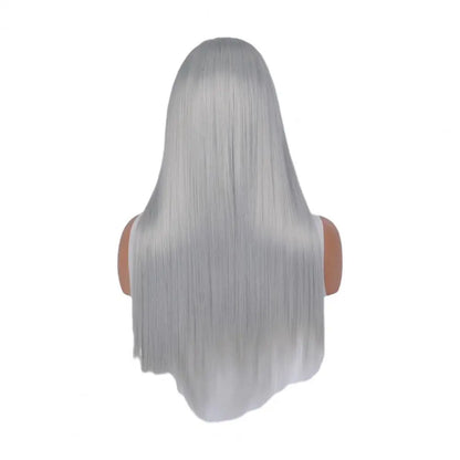 I's a wig Synthetic Blonde Wigs Long Straight Wigs with Bangs for White Black Women Red Pink Black Brown Daily Use Cosplay Wigs