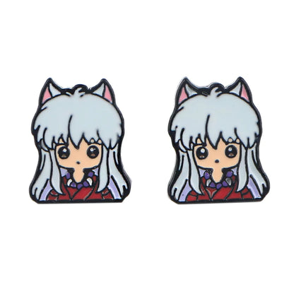 Anime Series Earrings for Women Girls Cartoon Studs Earrings Stainless Steel Ear Pierced Jewelry Accessories Party Gifts