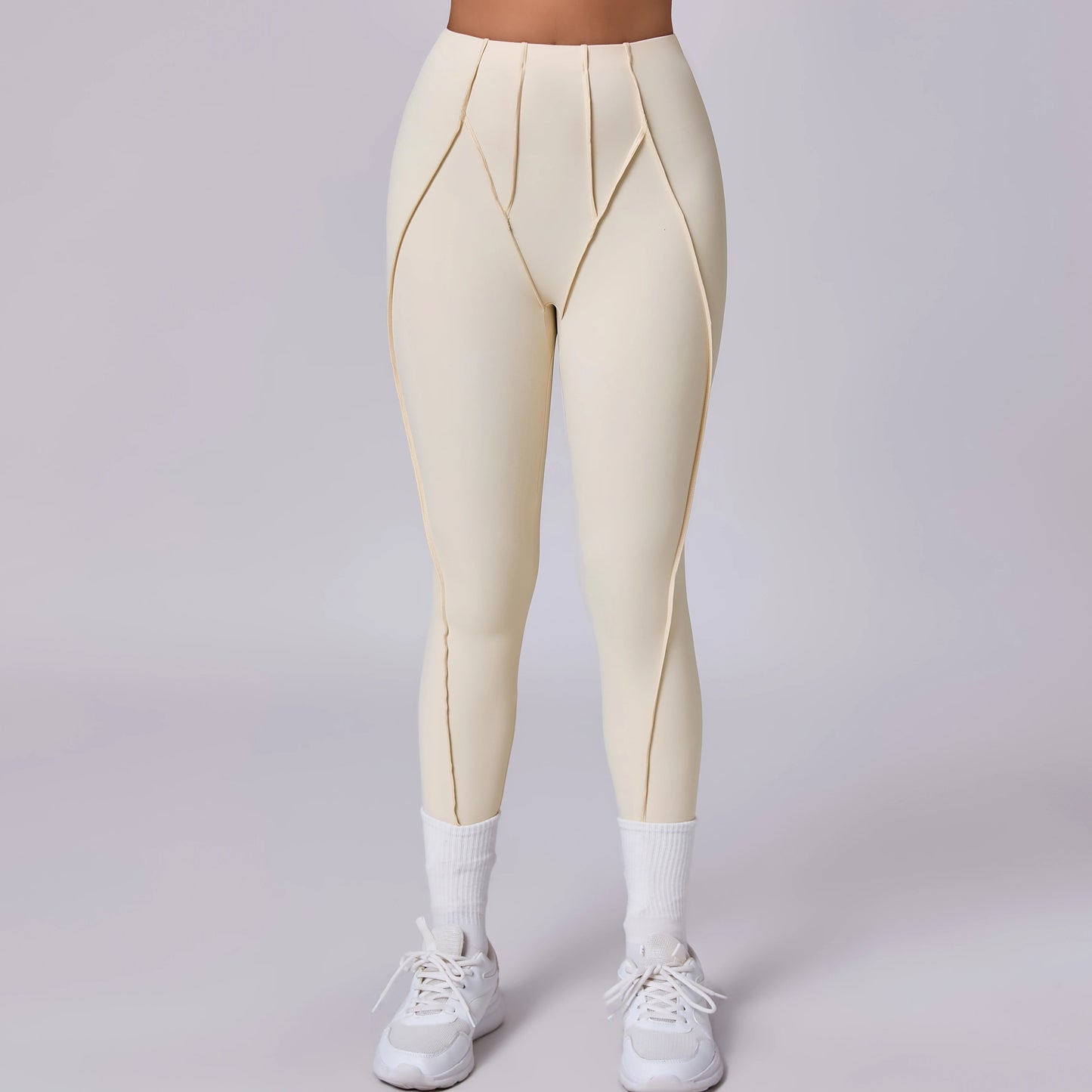 Women Nude Straps Yoga Pants Squat Proof Workout High Waist Leggings Fitness Pant Female Active Wear Legging