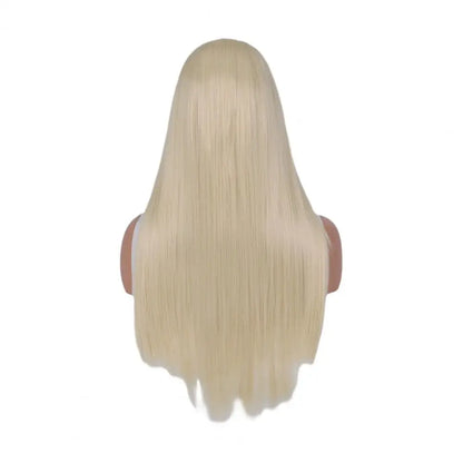 I's a wig Synthetic Blonde Wigs Long Straight Wigs with Bangs for White Black Women Red Pink Black Brown Daily Use Cosplay Wigs