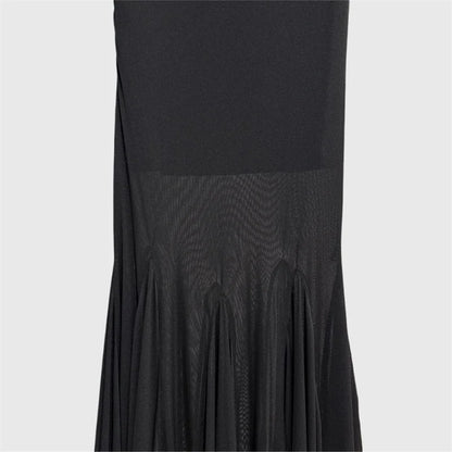 Women skirt New high waisted slim fit fishtail skirt for summer 2025 women's half skirt Translucent mesh spliced long skirt y2k