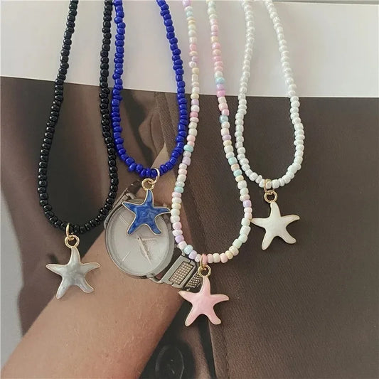 Elegant Spring Summer Necklace for Women Girls Cute Romantic Short Neck Jewelry Party Wedding Gift Fashion Pendant Accessories