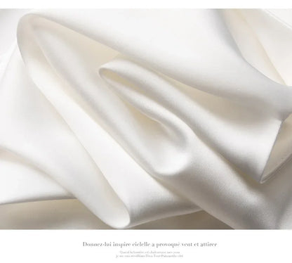 Woman T-shirts Elegant SILK Satin Blouse Sleeveless Female Summer 2023 Casual Loose Tanks and Camis Solid Green Tops for Women