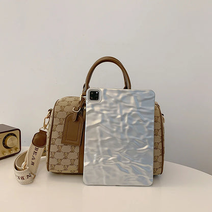 New Women Pillow Bag Large Capacity Fashion Lightweight Luggage Travel Bag Designer Retro Female Handbag Shoulder Crossbody Bags