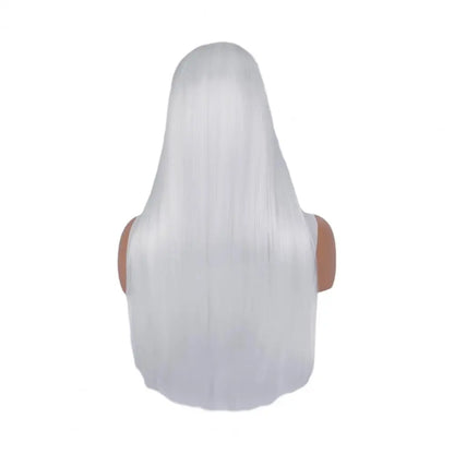 I's a wig Synthetic Blonde Wigs Long Straight Wigs with Bangs for White Black Women Red Pink Black Brown Daily Use Cosplay Wigs