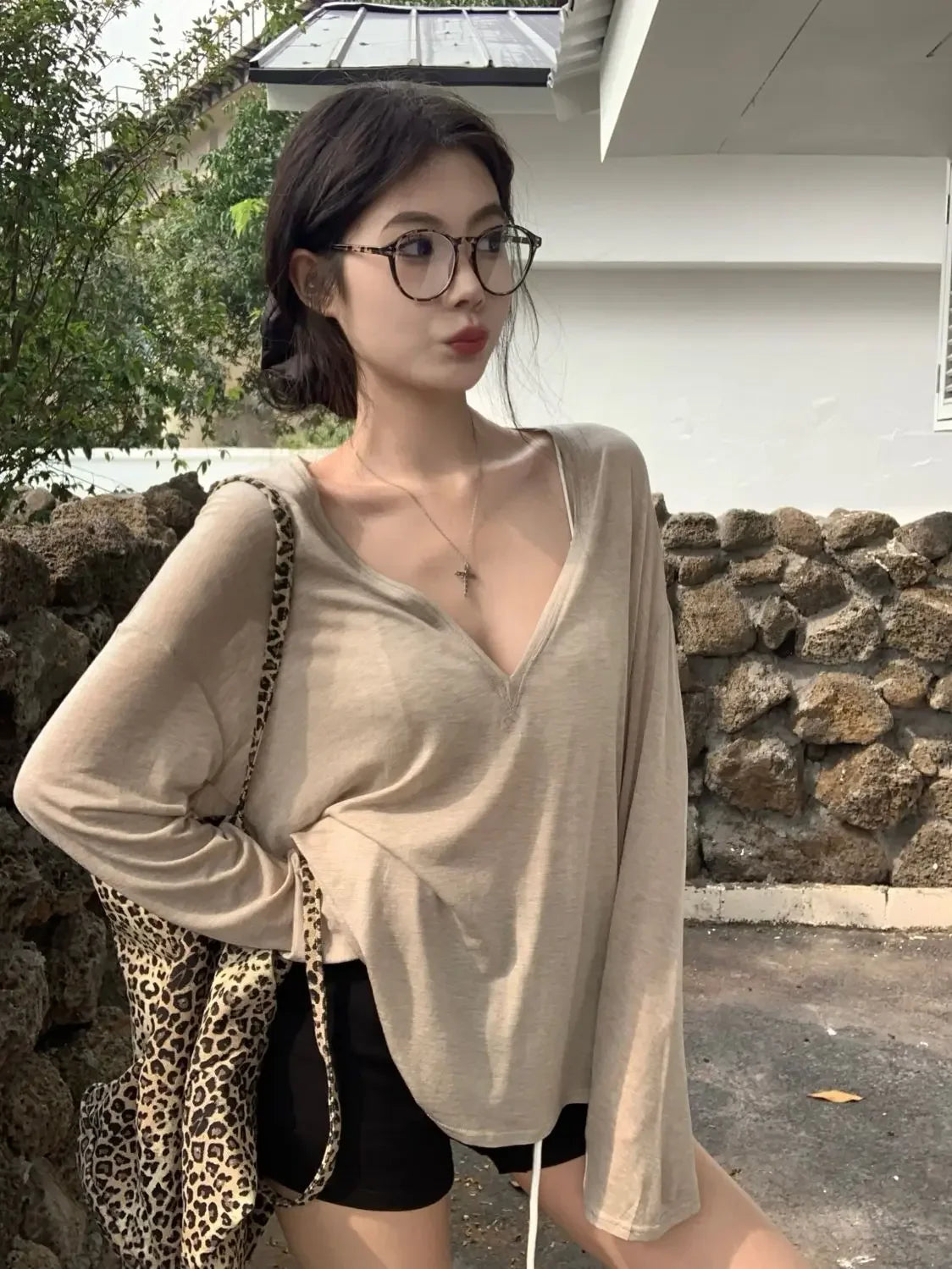 Tops Woman Korean Fashion With Sleeves Plain Long Sleeve T Shirt for Women Clothing Female Sale Cheap Clothes Y2k Korea Style