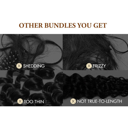 30 Inch Loose Wave Bundles 100% Human Hair Natural Black 14-32 Remy Hair Extensions Raw Hair Bundles For Women 10A Thick Bundles