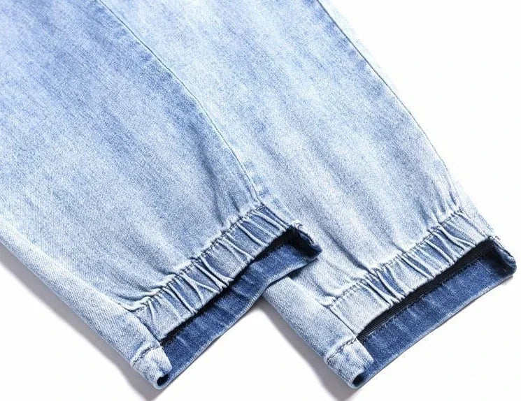 Womens Jeans Pants For Women With Pockets Blue Trousers High Waist Shot 2000s Y2k Wide Leg Xxl 90s Trend Unique Japanese Shiny
