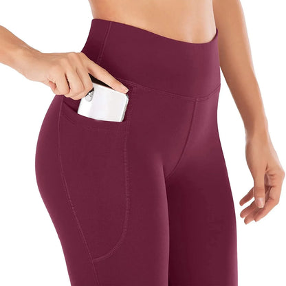 2024 New WOMEN'S Outer Wear Fashion Pants Are Thin and Stretch Popular Yoga Wide-leg Pants Leggings Yoga Pants Fashion