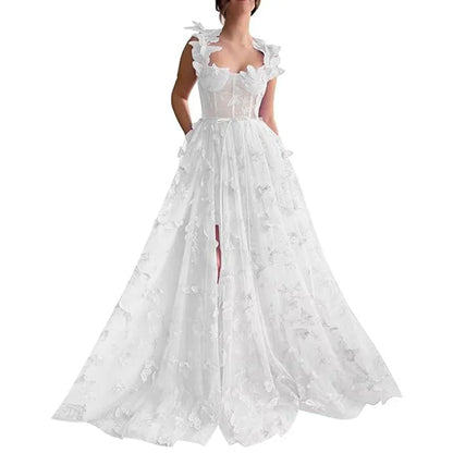 European and American Evening Dress for Women 2025 New Fashion Style Long Style Banquet Style Elegant Lace Beach Dress