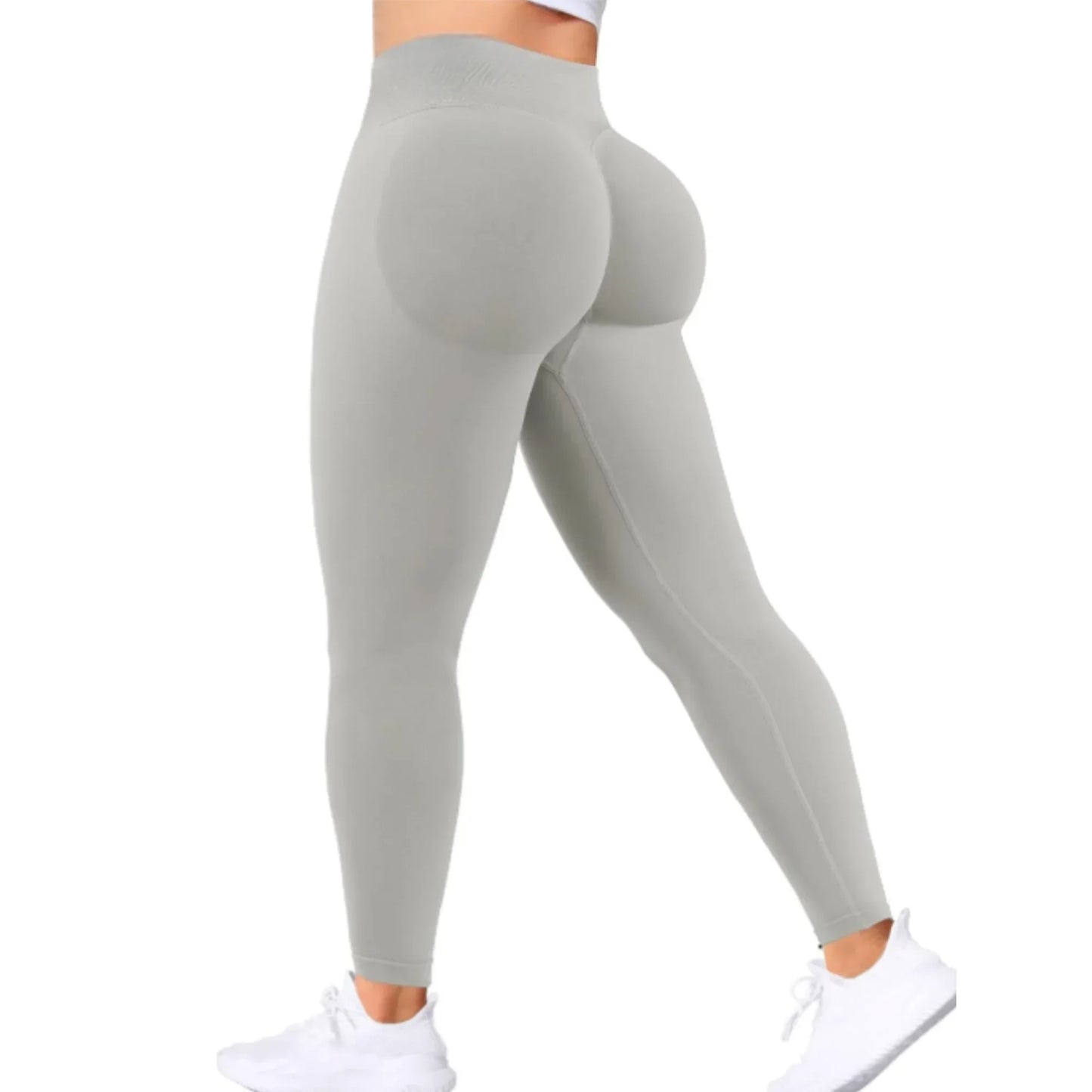 Women Gym Yoga Training Pants Three Leg High Waist Peach Hip Tight Nine Leg Pants Elastic Sports Pants With logo