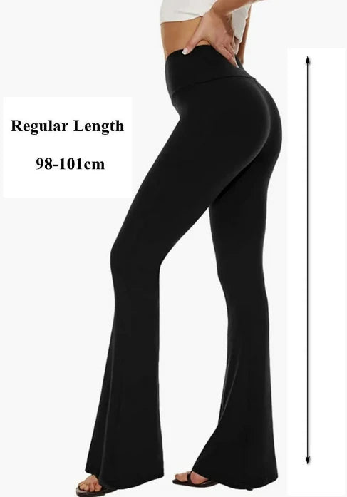 Women's  Flared leg Yoga Leggings Pants for Women High Waisted Buttery Soft Bootcut Leggings Yoga Work Casual