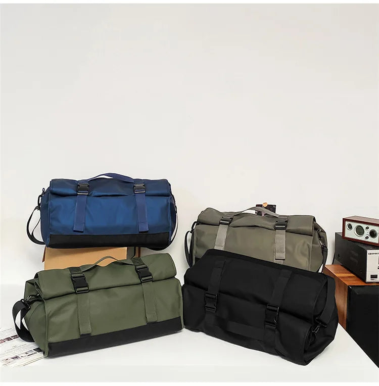 Fashion Travel Bags For Women Large Capacity Men's Sports bag Waterproof Weekend Sac Voyage Female Messenger Bag Dry And Wet