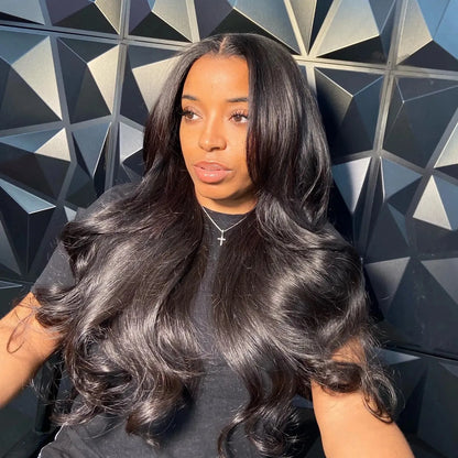 Human Hair Bundles Weave Brazilian Hair Bundles Loose Body Wave 3/4 Bundles Weft Virgin Raw Remy Hair Extensions For Women 28"