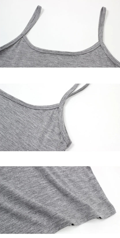 Sexy Tops for Women Hot Girls Clothes I Love BWC Black Crop Top Seamless Sleeveless Tank Tops Camis Backless Camisole White Top