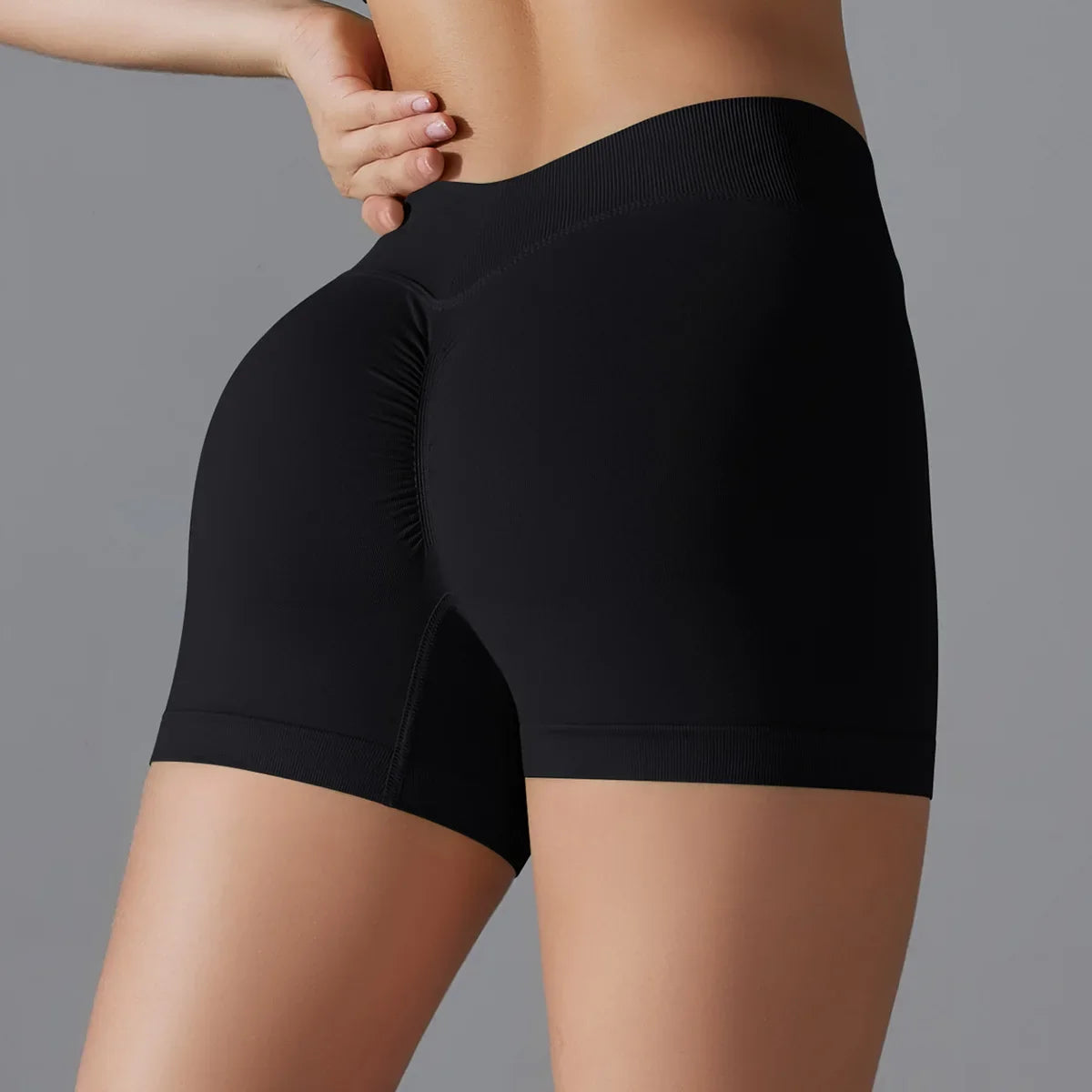 Seamless Yoga Pants Women Sexy V Butt Push Up Fitness High Waist Pants Gym Running Workout Female Sports Yoga Tight Leggings