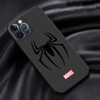 phone Cases for iphone 14 case 11 12 15 Pro XS Max 8 13 Mini X SE 7 16 Plus funda Antiscratch cover Spider Man Fashion Cool Logo