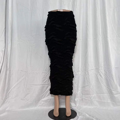 2025 Spring Summer Women Style Women Long Skirts Muslim High Quality Fashion Style Fit High Waist Skirt Plus Size Skirt